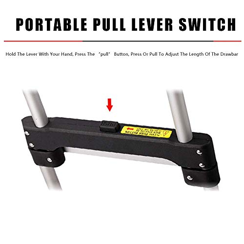 Carretilla plegable multiusos carga 45 kg, negra miniatura 4