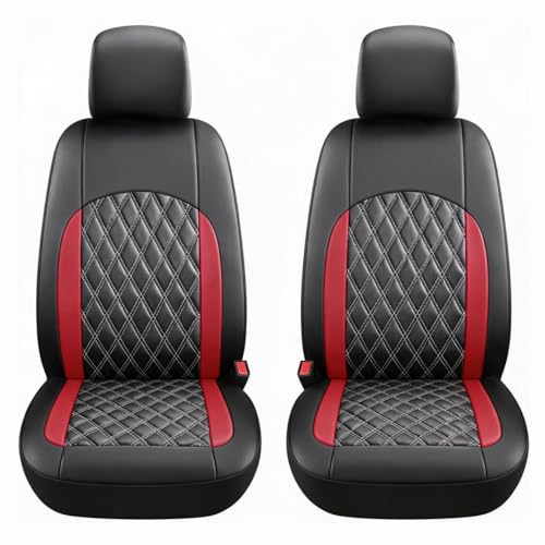 Housses Siège Avant Voiture pour Countryman WRC, Coussins Couvre Protection Ensembles Toutes Saisons Seats Set Intérieur Auto Interieu,A Red