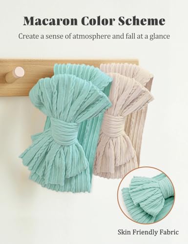 6 Pack Nylon Headbands with Stretchy Infant Bows, Pink Head Wraps for Newborns and Toddlers (03H-10)4