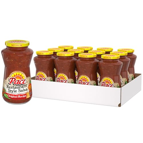 Pace Medium Salsa, 16oz, 12 Jars