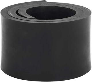 NQJIBUE Artículo - Borde de goma para quitanieves negro, 100 x 10 x 1 cm, césped y jardín, eliminación de nieve