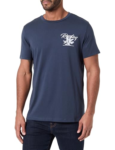 Replay Men's M6444s T-Shirt, 087 Navy, L