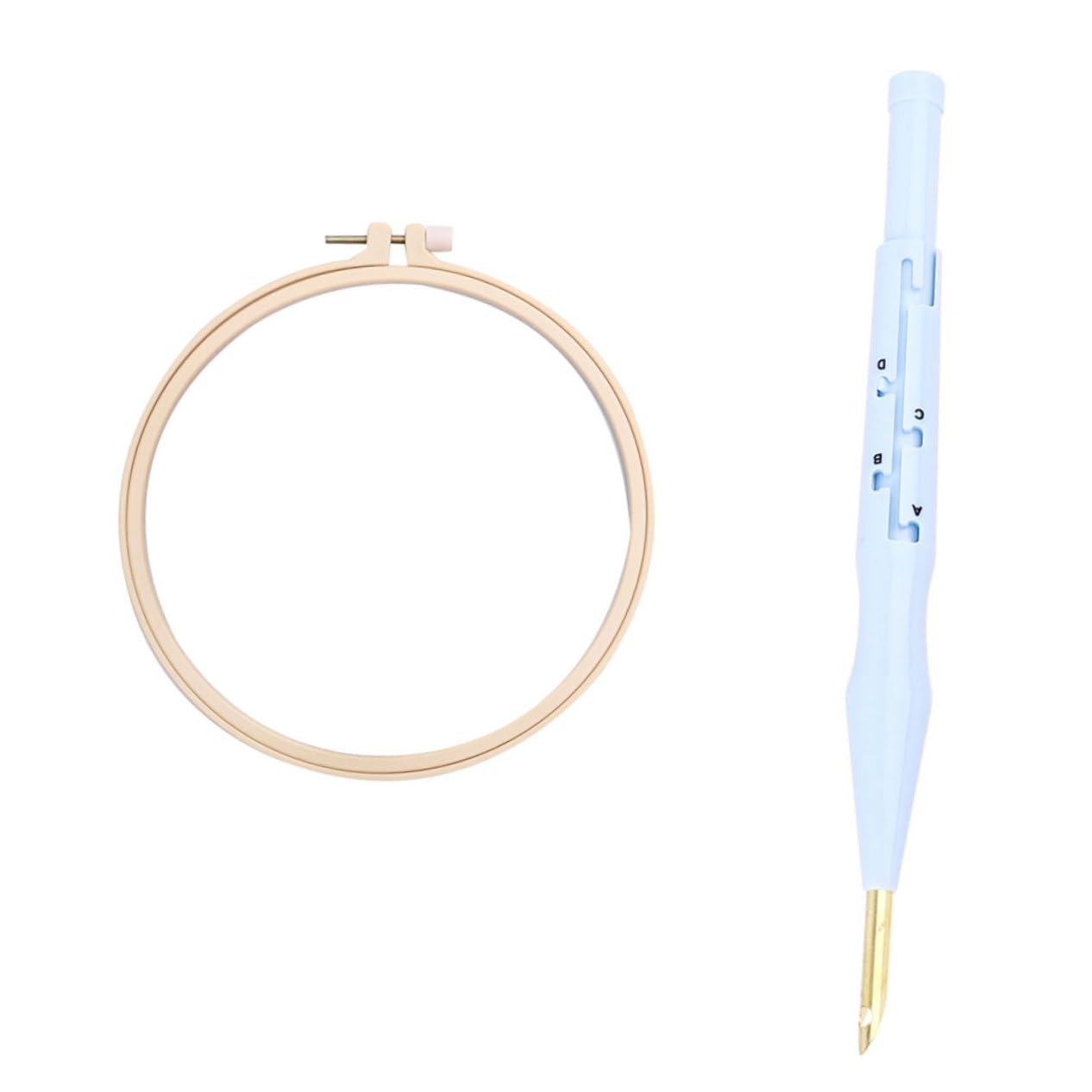 DIYEAH 2sets Strumenti Per Ricamo Kit Di Punch Needle Per Principianti Con Thread Colorati e Design Panda Per Attività Creative Per Ragazzo Ragazza e Adulti