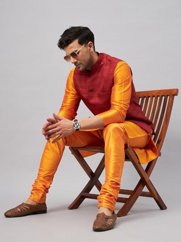 Image of VM Men's Jacket, Kurta and Pyjama Set