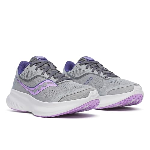 Saucony Women's Cohesion 18 Running Shoe, Fossil/Crocus, 11 M US by Saucony - Image 2