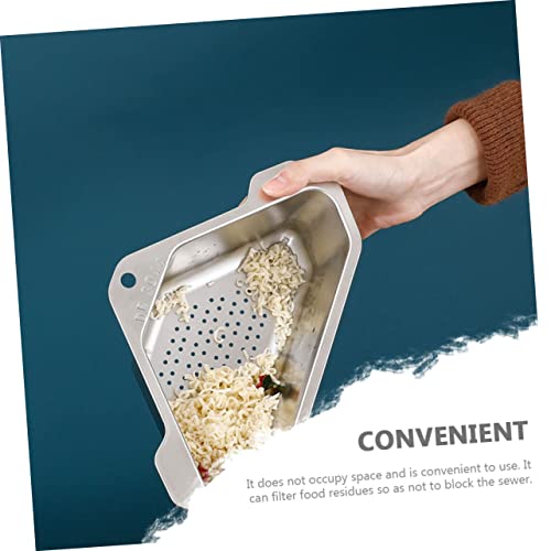 Colador Triangular Esquinero para Fregadero Acero Inox miniatura 6
