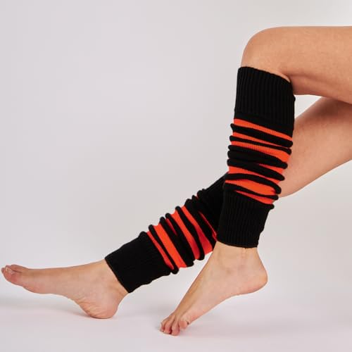 Image of Mysocks Leg Warmers Extra Soft Stylish Fancy Winter 80s Party Dance Neon Long Legwarmers for Women Girls Ladies