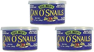 Zoo Med Can O' Snails Turtle Food, 1.7-Ounce (Pack of 3)