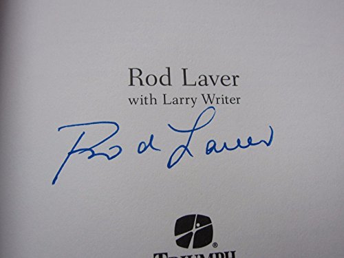 rod laver signed book rod laver an autobiography beckett bas authentic auto