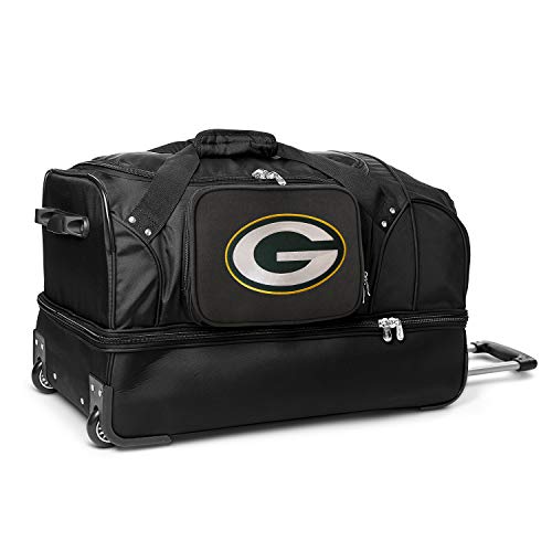 NFL Green Bay Packers Rolling Drop-Bottom Duffel Bag