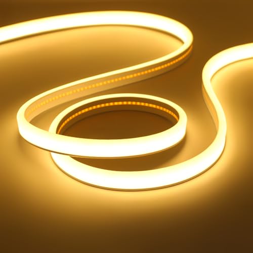 KISUFU 12V Tira LED COB IP65 Impermeable