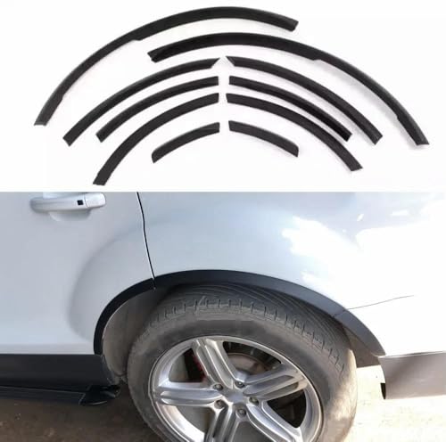 Aletines Audi Q7 2006-2015 en negro mate para protección lateral Sline 2