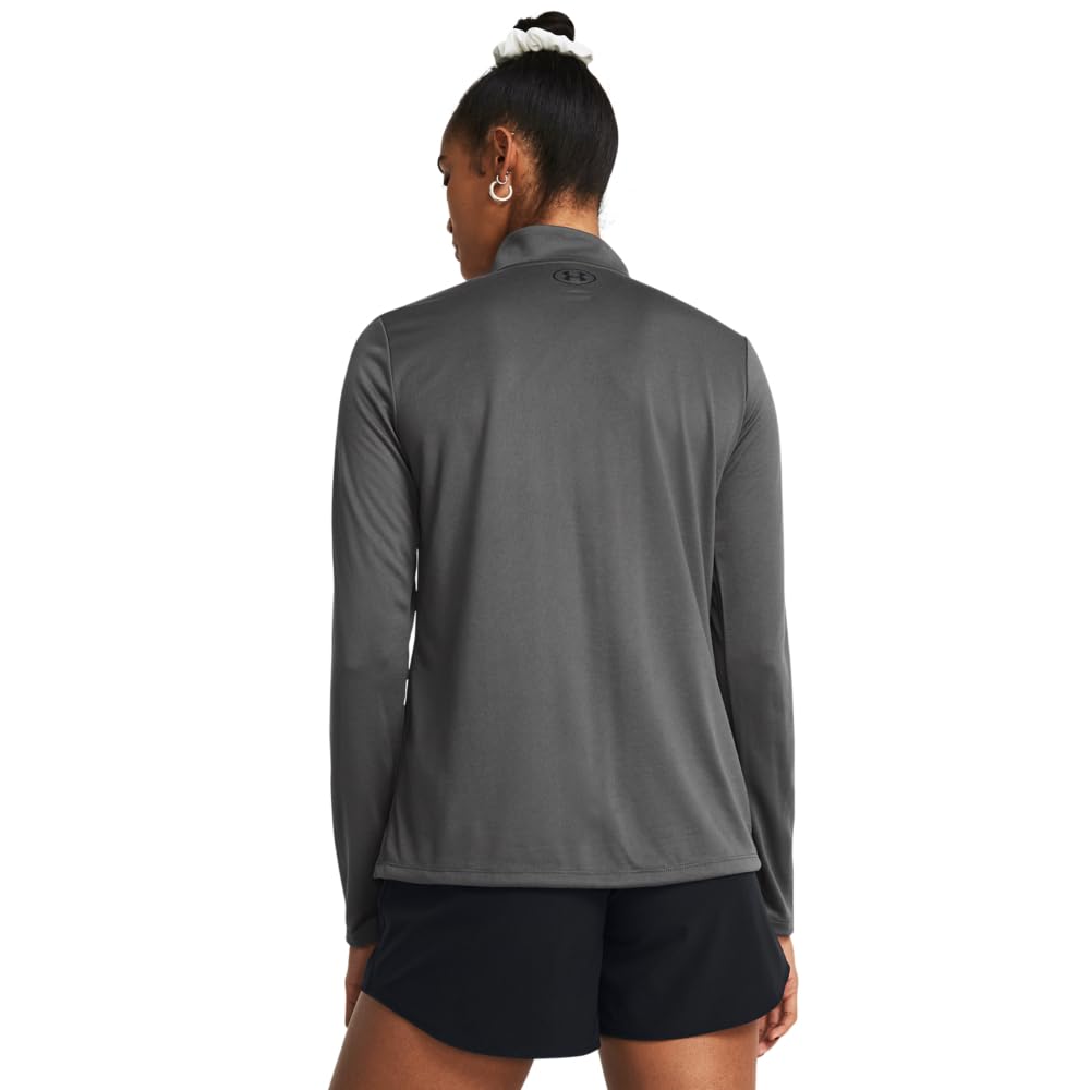 Under Armour Damen Langarmshirt Tech Half-Zip | Schnelltrocknendes Tech™-Gewebe. Troyerkragen mit Reißverschluss.