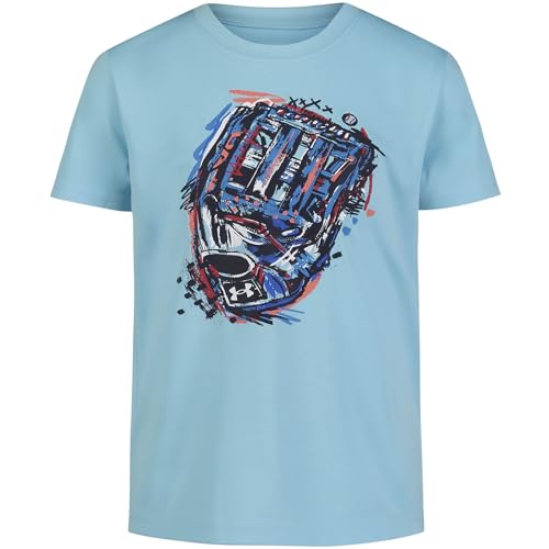 Image of Under Armour Boys' Short Sleeve Baseball Graphic T-Shirt, Lightweight & Breathable, Relaxed Fit