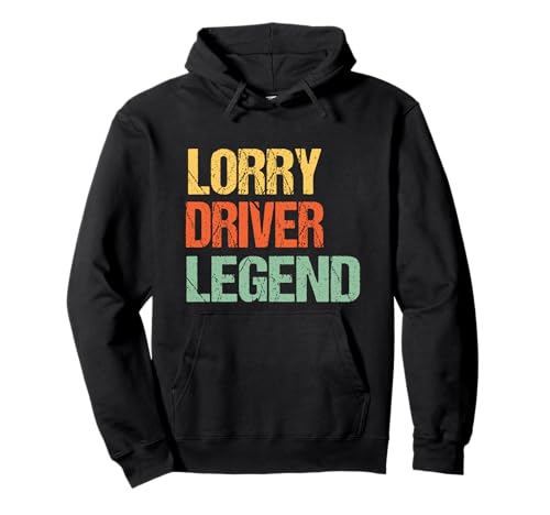 Lorry Driver Legend Vintage Retro Funny Truck Driver Sudadera con Capucha