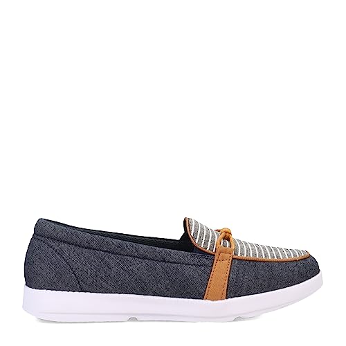 Island Surf Company Gia Boat Shoe, Azul marino, 41