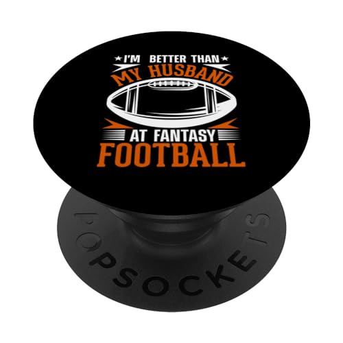 American Football Wife Funny American Football Fan Mujeres PopSockets PopGrip Intercambiable