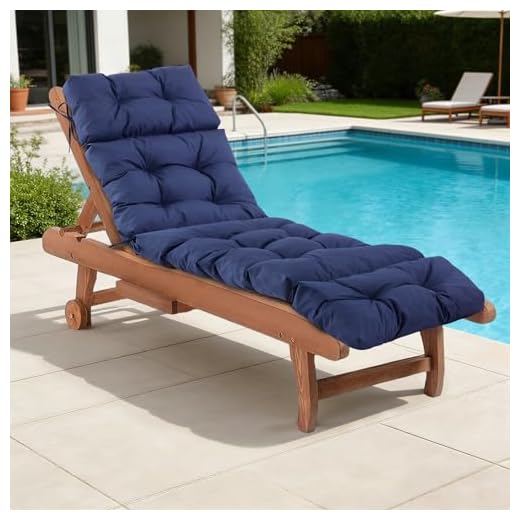 Waterproof Lounge Chair Cushions for Outdoors