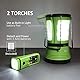 LE LED Campinglampe mit 2 abnehmbaren Taschenlampen, Batteriebetrieben & Akku Notfallleuchte, 600 Lumen Zeltlampe, Outdoor Suchscheinwerfer für Notfälle, Wandern, Angeln, Stromausfälle usw.