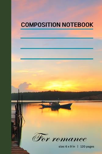 notebook: Beautiful sunset scenery