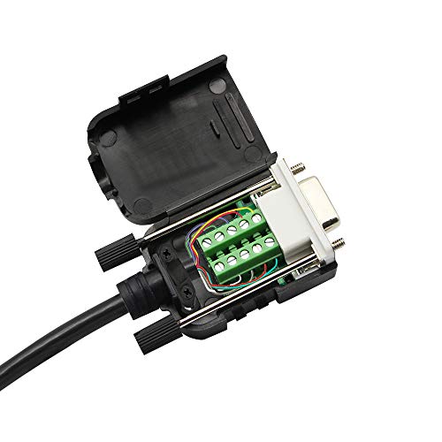 Adaptador conector DB9 RS232 Serial SinLoon miniatura 4