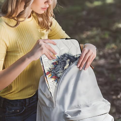 Funda para portátil ALAZA Boho Wolf 13-14 pulgadas miniatura 6