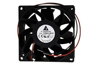 Delta FFB0912EHE 92mmx38mm Extreme High Power Cooling Fan Dual Ball Bearing Fan DC 12V 1.5A Brushless Fan - 110 CFM