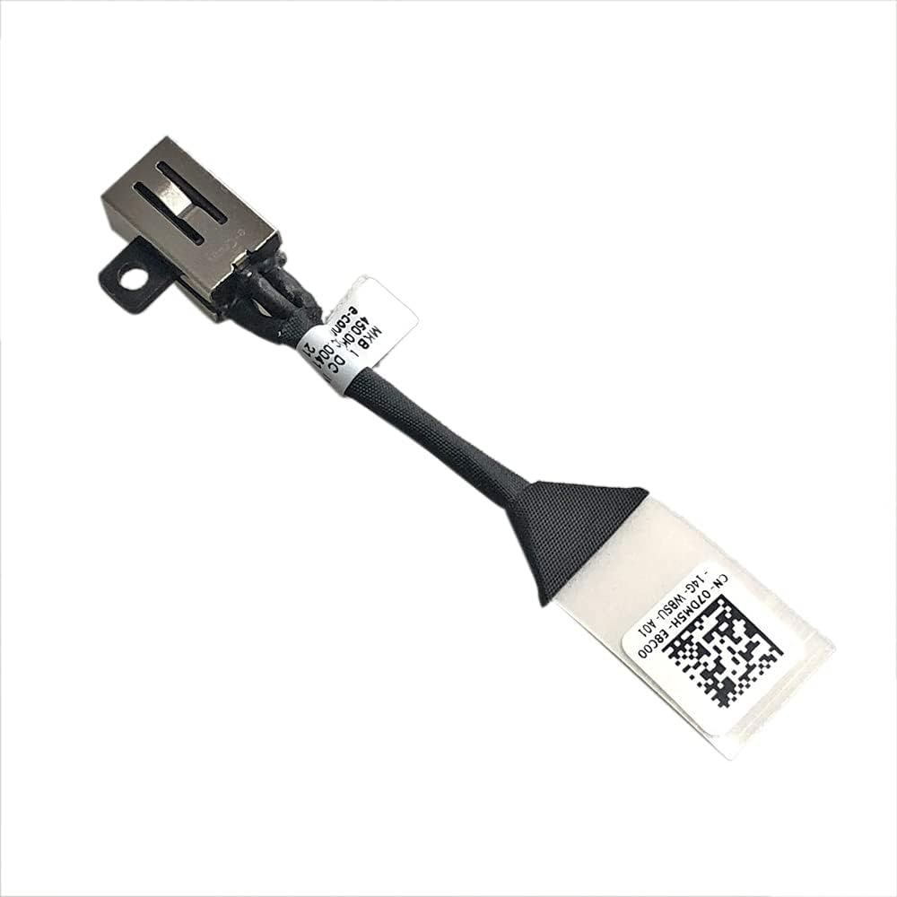 Suyitai DC Power Jack with Harness Socket Charging Port Cable Replacement for Dell Latitude 3410 3510 E3410 E3510 CN:07DM5H 450.0KD0C.0041 450.0KD0C.0002 450.0KD0C.0001 450.0KD0C.0011 (2.03 inch)