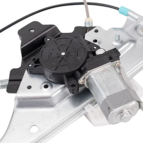 Image of TRQ Front Driver Side Power Window Motor and Regulator Assembly One Touch Anti Pinch Compatible with 2015-2020 Ford Edge