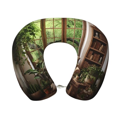 Almohada de viaje de espuma viscoelástica negra miniatura 1