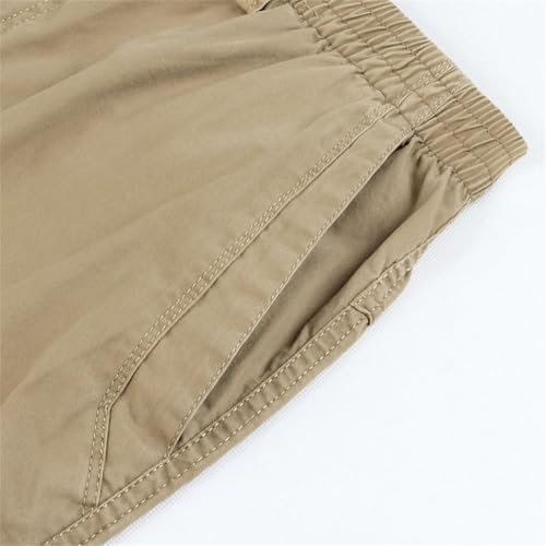 Men Long Pants Straight Joggers Fit Plus Size Business Trousers2