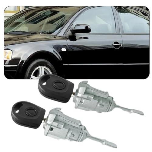 Cilindro de cerradura de puerta delantera duradero y compatible con VW Passat B5 3