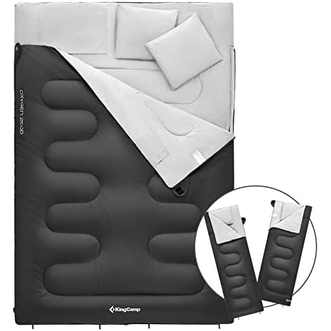 KingCamp Double Sleeping Bag with Pillows Cover