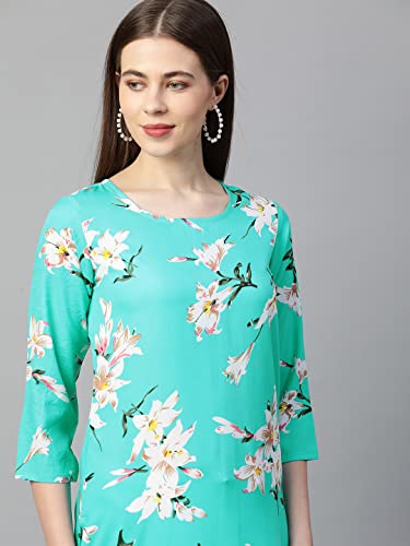 Image of ANNI DESIGNER Women's Crepe Printed Regular Kurta