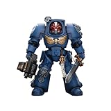 JOYTOY Warhammer 40k: Ultramarines Terminator Squad Sergeant with Power Sword and Teleport Home 1:18 Scale Action Figure