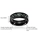 Cavalier Jewelers 8MM Titanium Promise Engagement Rings for Men | Wedding Bands for Him | Black and Green Carbon Fiber Inlay [Size 10]