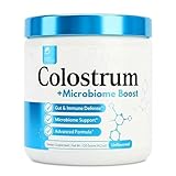 Prime Powders Colostrum Powder | Grass-Fed Bovine Colostrum with Akkermansia Probiotic 1B AFU | Microbiome & Gut Support | High IgG Advanced Formula | 120 Servings