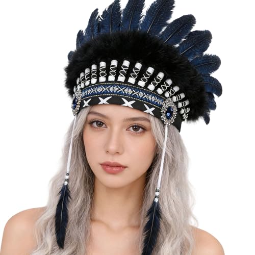 Décorations de cheveux à plumes confortables pour vos soirées déguisées de festival