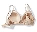 Amazon Brand - Mae Women's Plunge Bralette with Lace Neckline (for A-C cups), Ivory Cream, Large