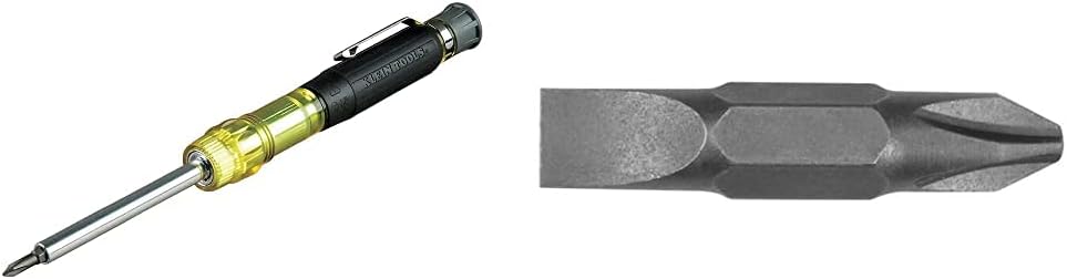 Klein Tools 4-in-1 Electronics Pocket Screwdriver Set and Replacement Bits