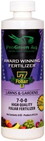 Pro Green Ag M-2832A Foliar-7 Bottle Concentrate Fertilizer for Lawn and Gardens, 8-Ounce