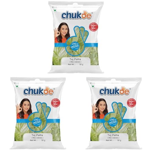 Image of Chukde Tej Patta, Bay leaves Whole Spices, 100g, Pack of 150g x 2