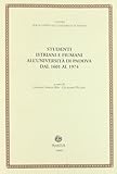 fiumani intervista  Studenti istriani e fiumani all\'Università di Padova dal 1601 al 1974