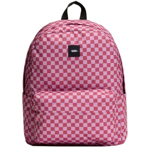 Vans Mochila unisex Old Skool Check, Pink Fizz, mediana, rosa Fizz, M