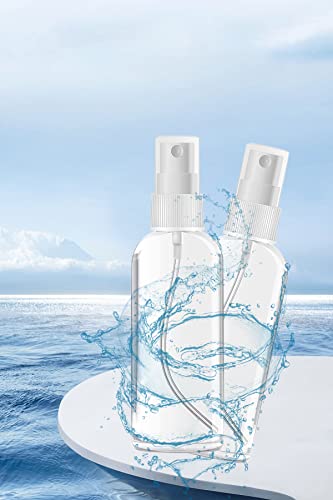 Aodestiny 60Pcs Small Spray Bottle, 2Oz/60Ml Clear Fine Mist Spray Bottle Mini Empty Hair Spray Bottle, Plastic Refillable Cosmetic Containers For Plants, Cleaning, Misting & Skin Care #TOP5