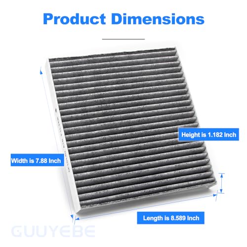 Image of Cabin Air Filter With Activated Carbon,For Nissan 2002-2006 Altima Maxima Sentra Murano X-Trail,For Mitsubishi 2007-2020 Outlander Lancer RVR,For infiniti 2003-2007 G35 FX35 FX45,For CF10140