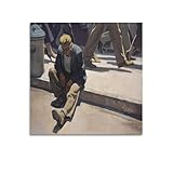 TauNy Maynard Dixon Forgotten Man Poster Wall Art Gifts Bedroom Prints Home Decor Hanging Picture Canvas Paintings 12x12inch(30x30cm)