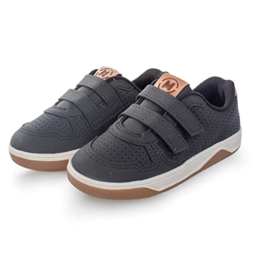 Molekinho Casual, Sapato Bebê Meninos, Preto (Camel), 20