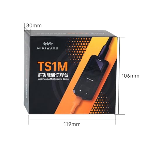 Estación de soldadura mini TS1M multifunción regulable para circuitos PCB 5