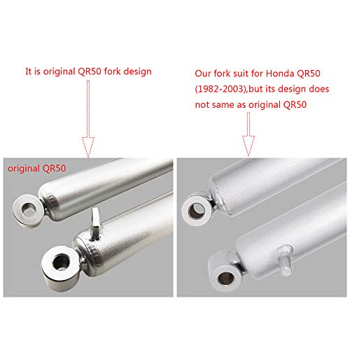 Flypig Pair Of Front Fork Set Front Strut Set Left And Right Side For Yamaha Pw50 Pw 50 Y-Zinger 1981-2013 Front Fork Suspension Shock Assembly #TOP6